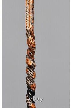 Handmade Special Unique Carved Cane, High Quality Unique Wooden Walking Stick