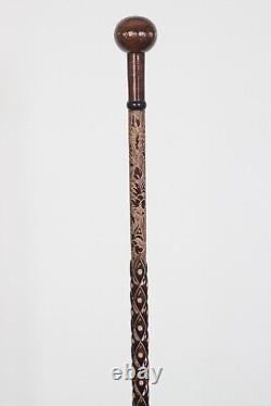 Handmade Walking Stick, Wooden Walking Cane for woman, Knob Handle Personalized