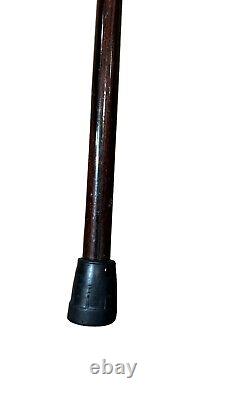 Handmade Wooden Beautiful Sliver Mattel Hand Carved Walking Stick