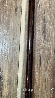 Handmade Wooden Beautiful Sliver Mattel Hand Carved Walking Stick