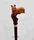 Handmade Wooden Cane-beautiful Cat Handle Walking Stick, Fashionable Unisex Cane