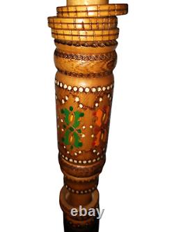 Handmade Wooden Walking Stick, High Quality Unique Carved Cane