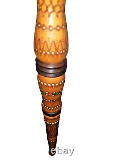 Handmade Wooden Walking Stick, High Quality Unique Carved Cane