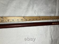 Hartwell Brothers Hickory Walking Stick Memphis Tennessee Vtg Rare HTF 33 Cane