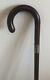 Henry Perkins & S. London England Wooden Cane/walking Stick Sterling Silver 1930