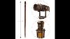 Hollywood Walking Stick Collectors Telescope Wooden Walk Cane Marine Prop