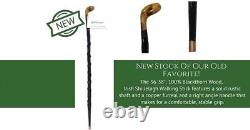 Imported Shillelagh Wooden Irish Walking Stick, Handcrafted 100% Blackthorn Wood