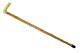 Juniper Wooden Walking Stick (cane) With A Silver Handle Of Bone And Silver-pl