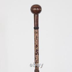 Knob Handle Personalized Handmade Wooden Walking Stick / Cane for Men and Women