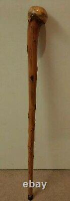 Light natural Wooden round Knob THICK like Concord CANE walking stick 36 strong