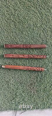 Lot of 10 Only Wooden Walking Shaft New Handmade Design Stick Cane Decor Gift