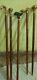 Lot Of 5 Pcs Antique Brass Walking Stick Different Handle Wooden Cane Victorian