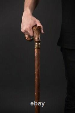 Luxury Design Wooden Cane Original Walking Stick for Men Personalized