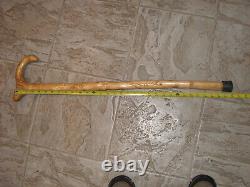 Marlin Walking Cane Wooden Hand Carved Maple Walking Stick For Men Women