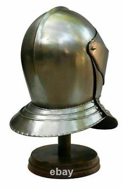 Medieval Helmet Crusader Barbuda Knight Viking Armour Templar Pig Face Helmet