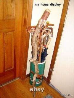 Most unique gnarly handmade Big-Man DRIFTWOOD WALKING STICK 47 gift made USA