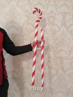 Nautical Candy Cane C Walking stick 60 Wooden hiking Carved Gift Valentine' Day