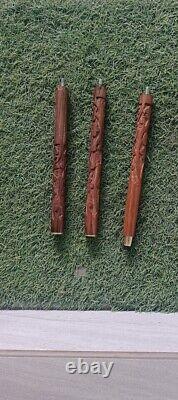 New Antique Designer Lot of 10 Only Wooden Walking Shaft Stick Cane Decor Gift