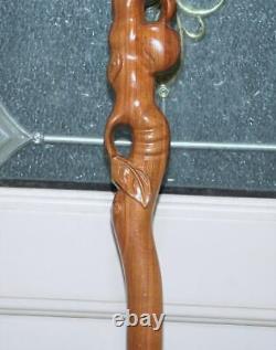 New Strong Chinese Wooden Cane Dragon Handle walking stick