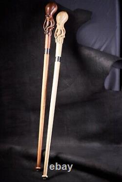 Octopus Walking Stick Cane Handmade Wooden Stick High Quality Unique