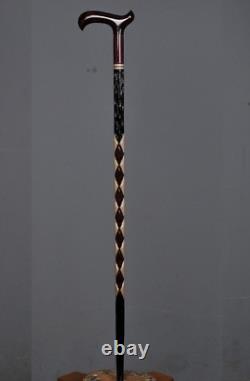 Orthopedic Handmade Special Wooden Walking Stick, High Quality Carved Cane