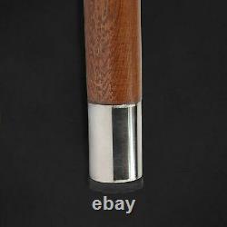 Personalized Design DARK Wolf Walking Stick for Men, Wooden Cane for Gift