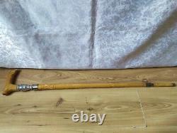 RARE Vintage old antique Walking Stick wooden Cane handel eagle