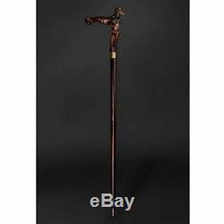 Ram Exclusive Walking Stick for Men Wooden Cane for Gift Hand Carved Hiking