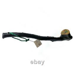 SHILLELAGH Vintage 80s Decorative Souvenir Irish Wooden Walking Stick (24 long)