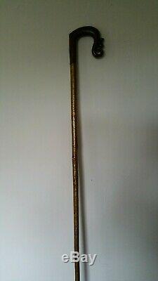 Scottish Wooden Shepherd's Crook Walking Stick