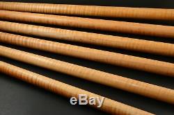 Short Cane Walking stick made with CURLY MAPLE wooden handmade hand crafted