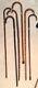 Silver Hallmarked Wooden Walking Sticks X 6 Offers