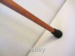 Solid knob head handle vintage brown wooden walking stick cane new designer item