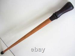 Solid knob head handle vintage brown wooden walking stick cane new designer item