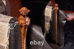 Stick Canes Cane Walking Sticks Reed Staff Wood Wooden Hand-Carved Carving Hand