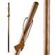 Straight Pine Wood Walking Stick, Handcrafted Wooden Staff, Hiking Stick For