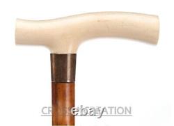 Stylish Derby Head Handle Carved Brown Exclusive Wooden Walking Stick Cane Wands