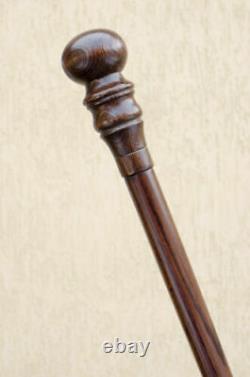 Stylish Hand Carved Wood Walking Stick Canes for Men Women Knob Wooden Cane