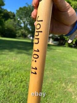 The Good Shepherd Natural Earth Tones Poplar Wood Walking Stick Hiking Staff