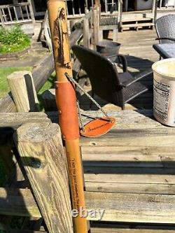 The Good Shepherd Natural Earth Tones Poplar Wood Walking Stick Hiking Staff