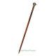 Time Companion Walking Stick With Clock Wooden Gentleman's Watch Hiking Cane New