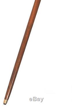 Time Companion Walking Stick with Clock Wooden Gentleman's Watch Hiking Cane New