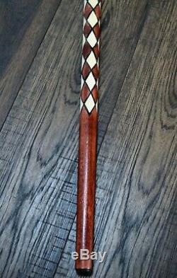 Unique Wooden Walking Stick Cane Hiking Staff hand carved Handmade Dragon Rich