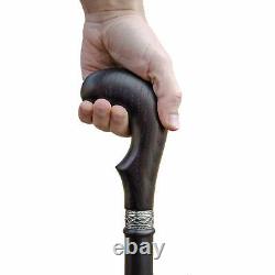 Unusual Wooden Walking Cane Stick for Men and Women Golf Design Carved Cane Gift