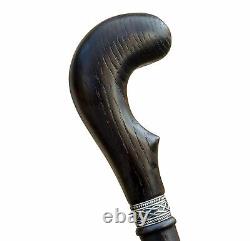 Unusual Wooden Walking Cane Stick for Men and Women Golf Design Carved Cane Gift