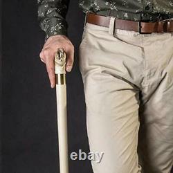 VIP Snake Walking Stick for Men, Wooden Cane for Gift, Hand Carved Personalized