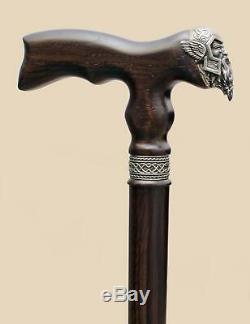 Viking Walking Cane for Men Fashionable Fancy Canes Cool Wooden Walking Sticks