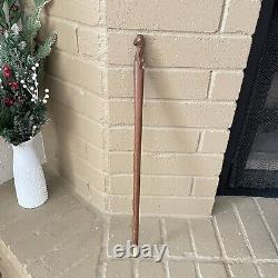 Vintage 25 Hand Carved Wood Decorative Tribal Walking Stick Staff Woman