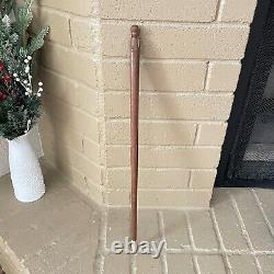 Vintage 25 Hand Carved Wood Decorative Tribal Walking Stick Staff Woman