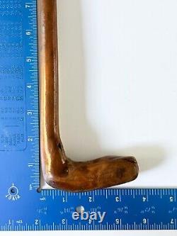 Vintage 34.5 Tree Root Swagger Stick Victorian Handmade Wooden Walking Cane